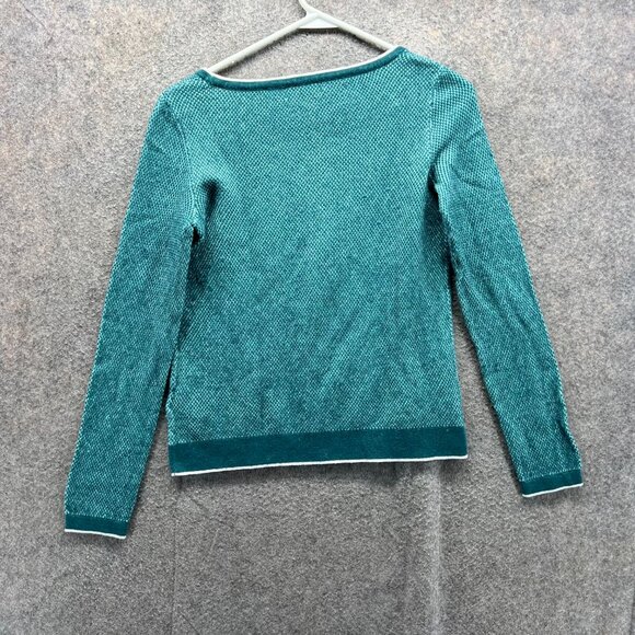 The North Face Pullover Womens Small Blue Pullover Sweatshirt Fleece Cotton - Picture 2 of 11